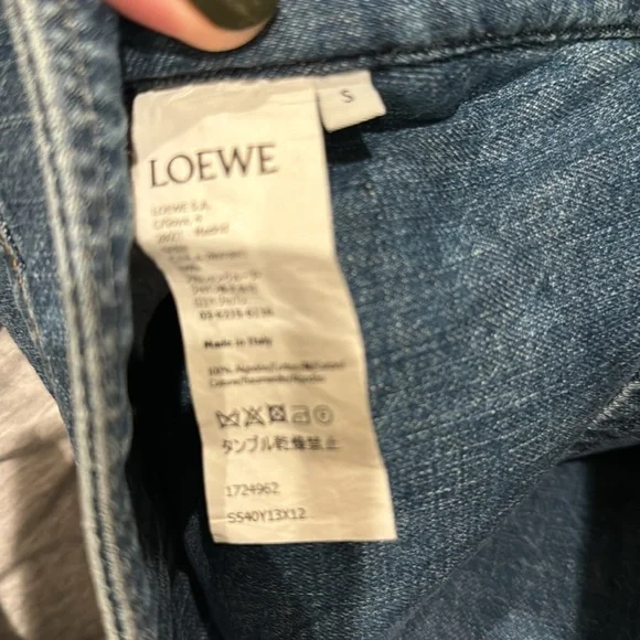 Loewe Blue Denim Belt - Picture 7 of 8